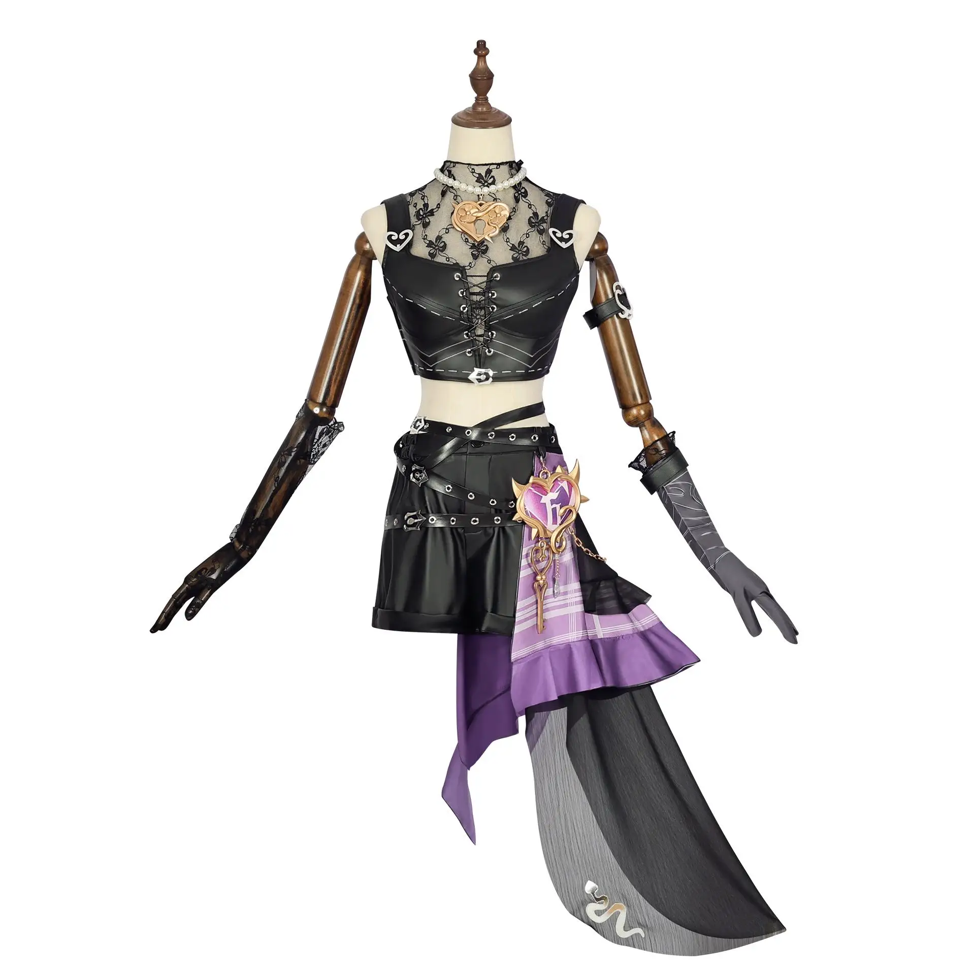 

2026 new Games Identity V Mechanic Cosplay Costume Lock Core Outfit Wig Tracy Reznik Role Play For Hallowmas Party suit