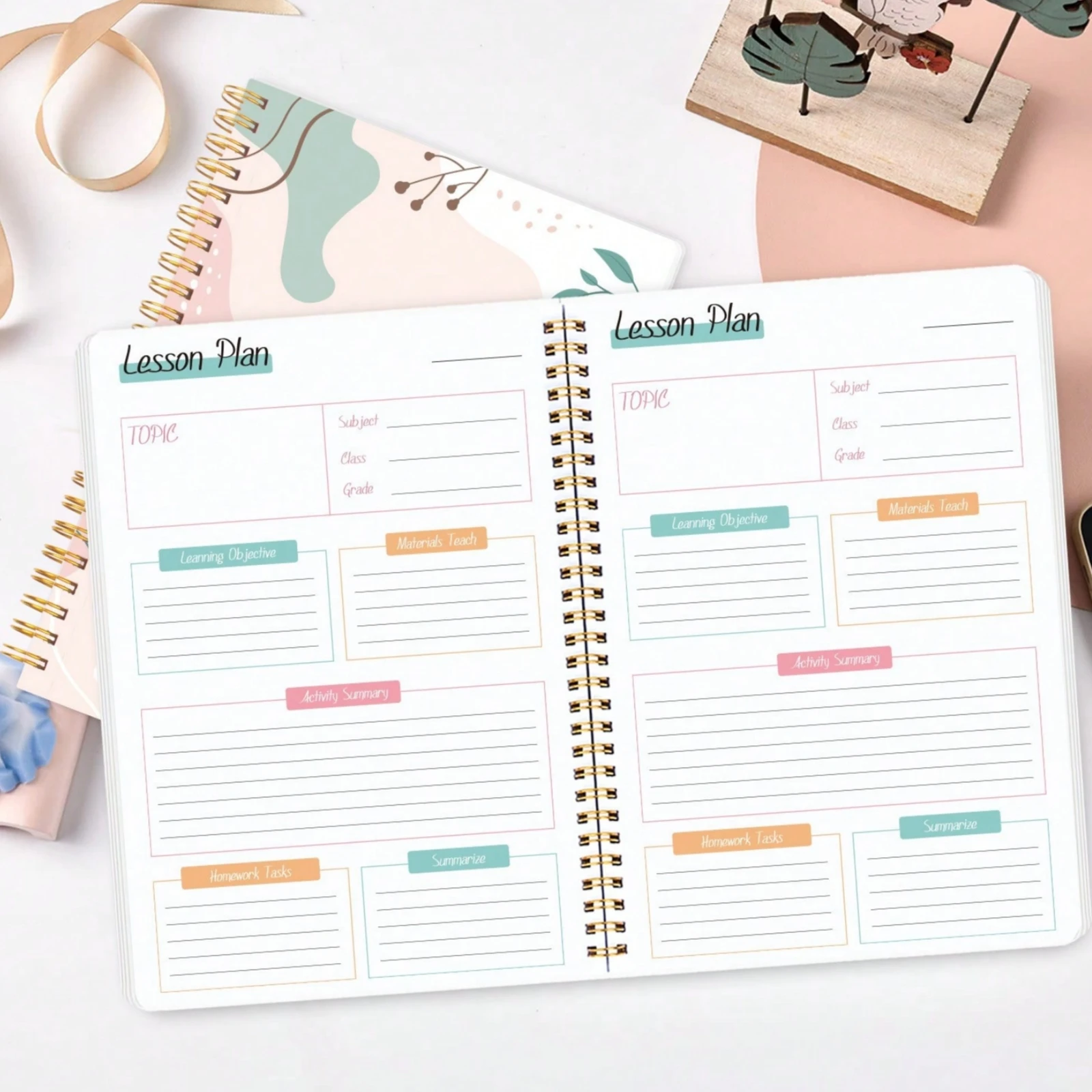 A5 جدول الدورة جدول مخطط السفر مخطط دفتر منظم اللوازم المدرسية لوازم التعلم الهدايا #3