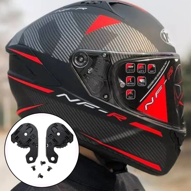 Motorcycle Helmets Visors Mount Shockproof Design Simple Attachment No Tools Helmets Lens Base for XTR820 NS801