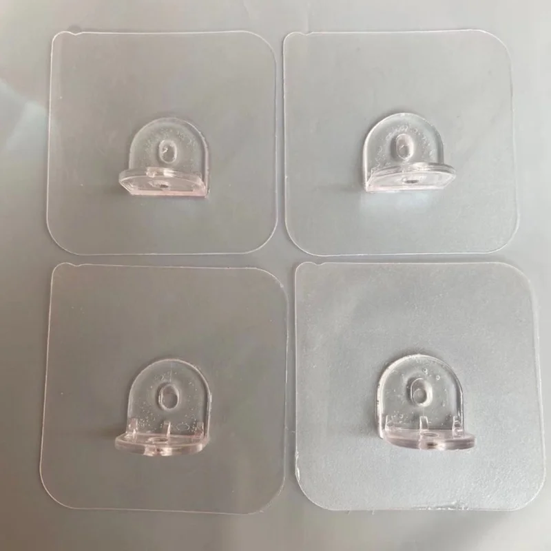 10pcs Self Adhesive Wall Hooks Seamless Nail-free Bracket Wall Screw Board Support Non-perforated Wardrobe Partition hook