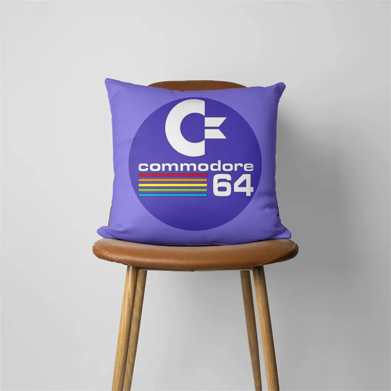 Retro Commodore 64 Cushion Cover for Sofa, Pillow Case, Seat, Car Throw Pillowcase, Home Decorative, 290