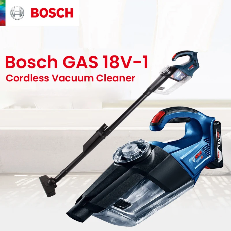 Bosch Rechargeable Cordless Vacuum Cleaner GAS 18V-1 Small Car Household Handheld Power Tool [No Battery, No Charging]