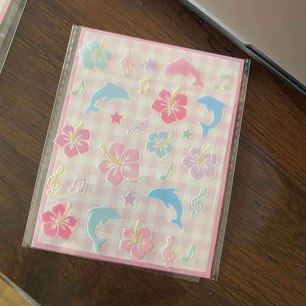 2025 3D Phone Case Sticker Adhesive Multifunctional Water Cup Sticker Cute Multipurpose Handbook Decoration