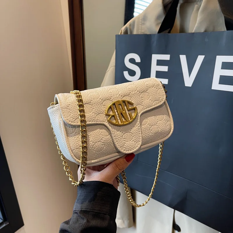 

2025 Новая сумка через плечо с цепочкой, кошелек на плечо для женщин, модная дизайнерская сумка, уникальный модный аксессуар