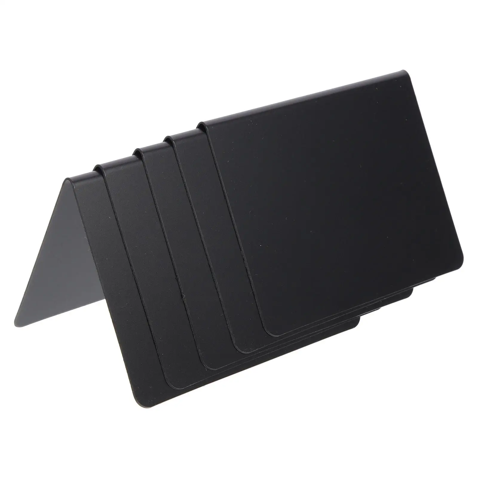 10 Pcs Black Chalkboard Sign Rewritable Acrylic Desktop Message Board Wedding Table Small Chalkboard