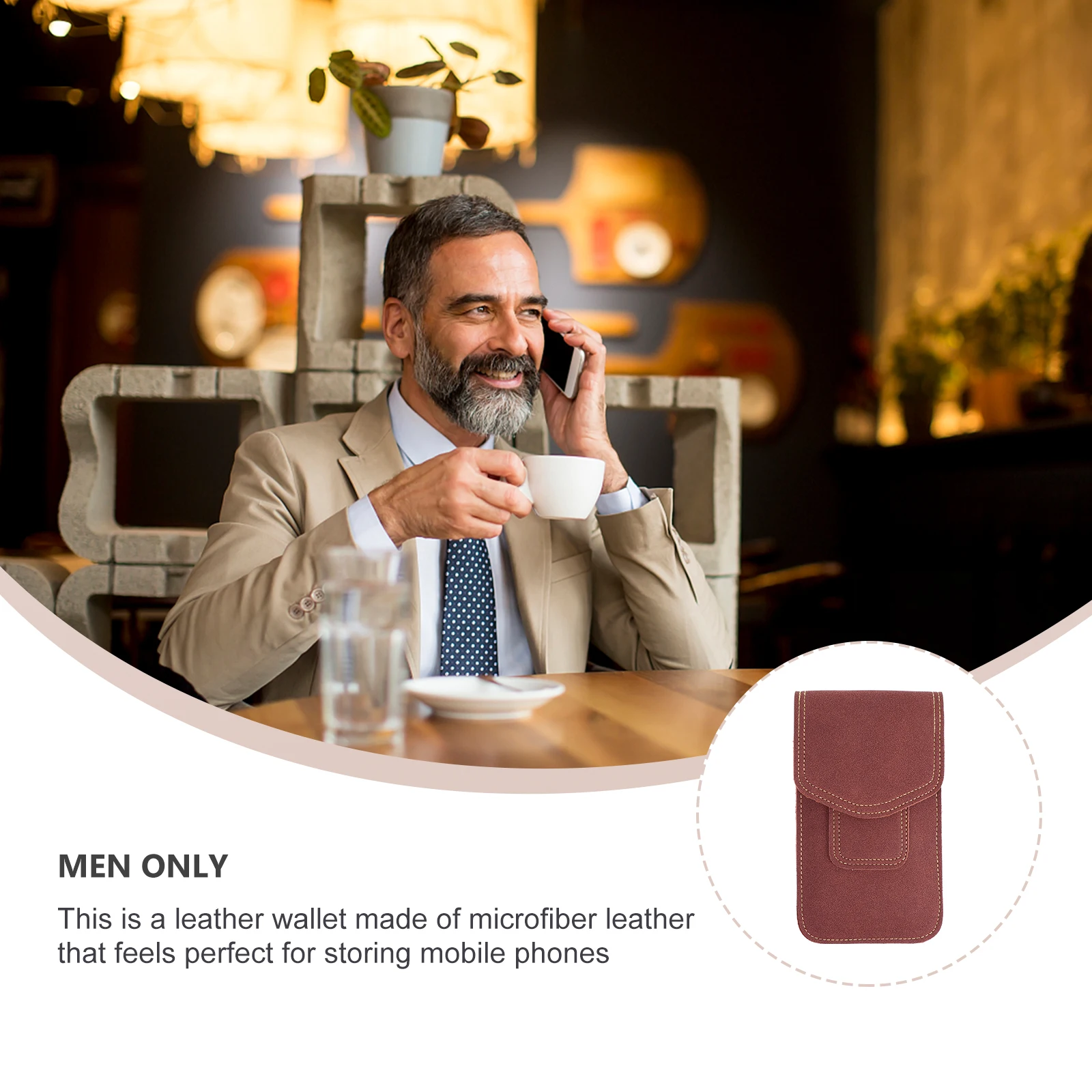 

Waterproof Sports Waist Bag Premium Microfiber Phone Protective Outdoor Man Bag Exquisite Chic Storage