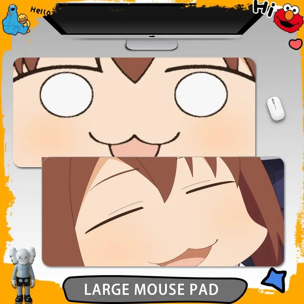 Noko Shikanoko Mouse Pads Gamer Keyboard Mat Pads Gaming Desk Protector Laptops Large Mousepad Cartoon Deskmat