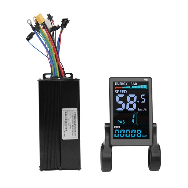 

AA79 New Electric Scooter 36V 48V 40A 3 Model Controller M5 Color LCD Display For 1500W 2000W Ebike