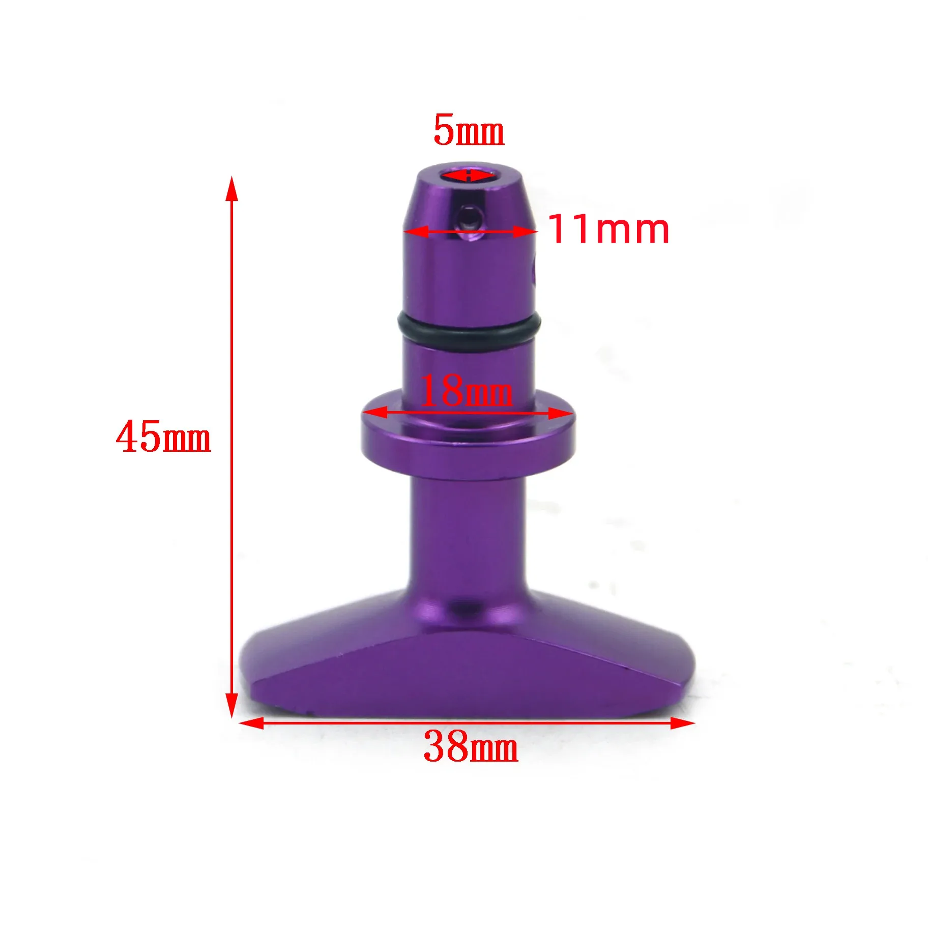 Aluminum Alloy 1 Piece Oil Dipstick Pull Handle Engine Oil Pullhandle Auto Replacement Modification Decoration Universal Car