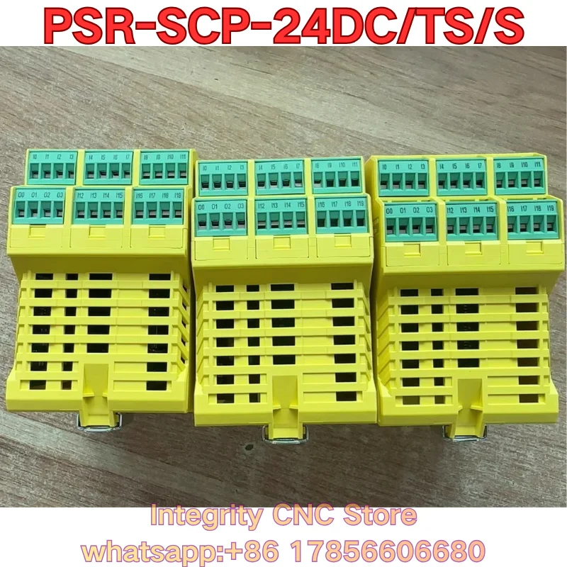 Second-hand PSR-SCP-24DC/TS/S PLC module 2986229 functional test is normal