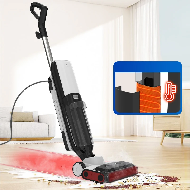 

Electric Upright Steam Cleaner Wet and Dry Vacuum Cleaner Steam Mop Vacuum Cleaner Self-cleaning
