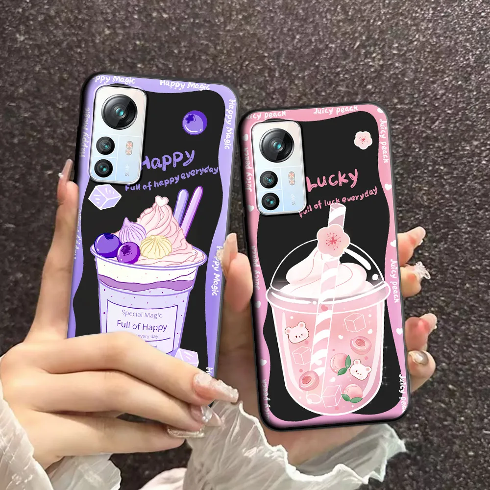 For Blackview A85 Case Ice Cream Soft Silicone TPU Astronaut Pattern Phone Case For Blackview A85 Cute Back Cover Cartoon Conque