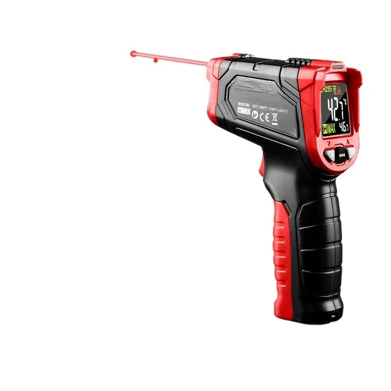 

Infrared thermometer, industrial high-precision temperature measuring gun, household kitchen oil and