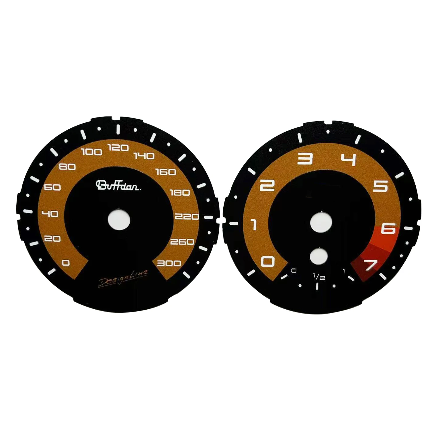 Dashboard Sticker Instrument Panel Trim Layer Gauge Face for BMW 1 Series E87 Car Interior Decoration