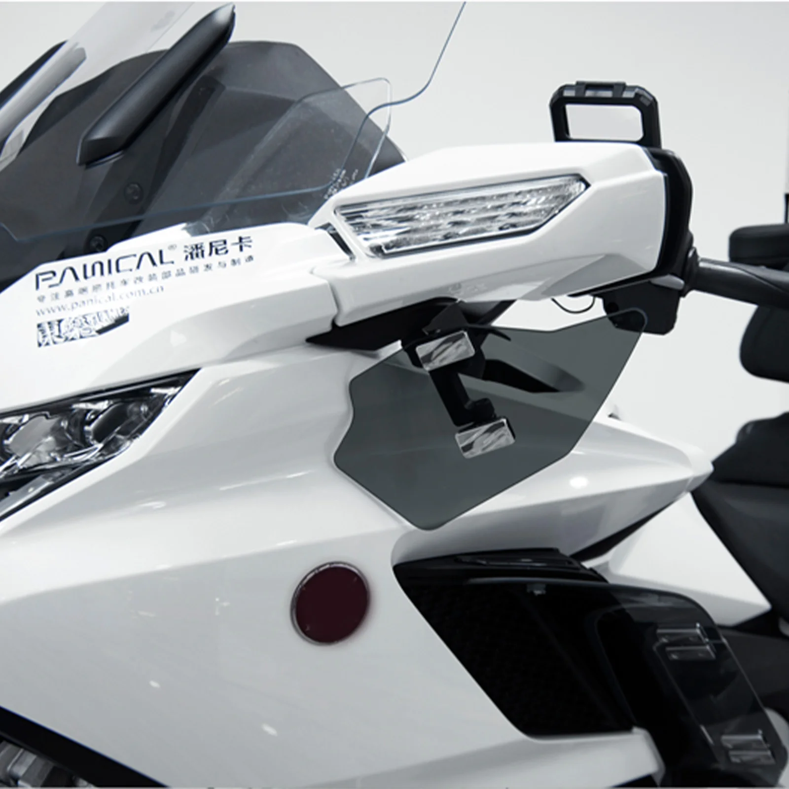 PANICAL Goldwing For Honda Goldwing GL1800 DCT F6B 2018-2026 Motorcycle Air Deflector Side Spoiler PMMA Windshield Accessories