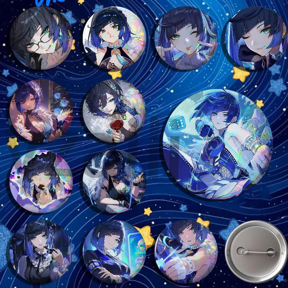 Y-Yelan Game Badges 25 32 44 58 75 mm Round Customizable Wholesale Fan goods Self-made fan freebies TH