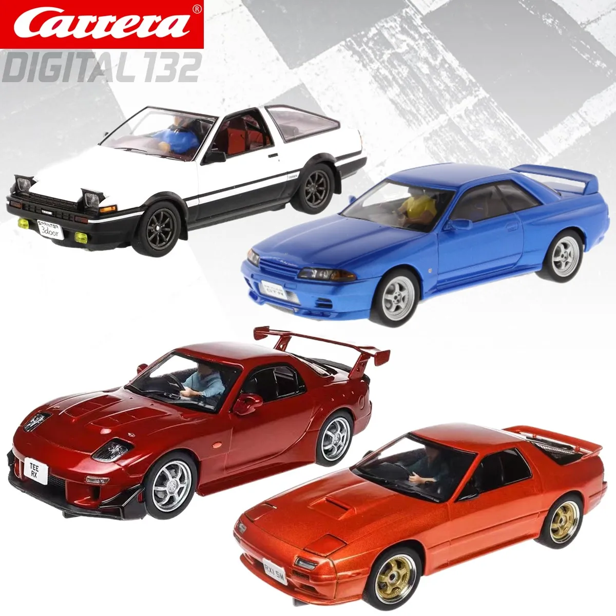 Carrera Slot Car Digital132 31001 Toyota Sprinter AE86 / 31003