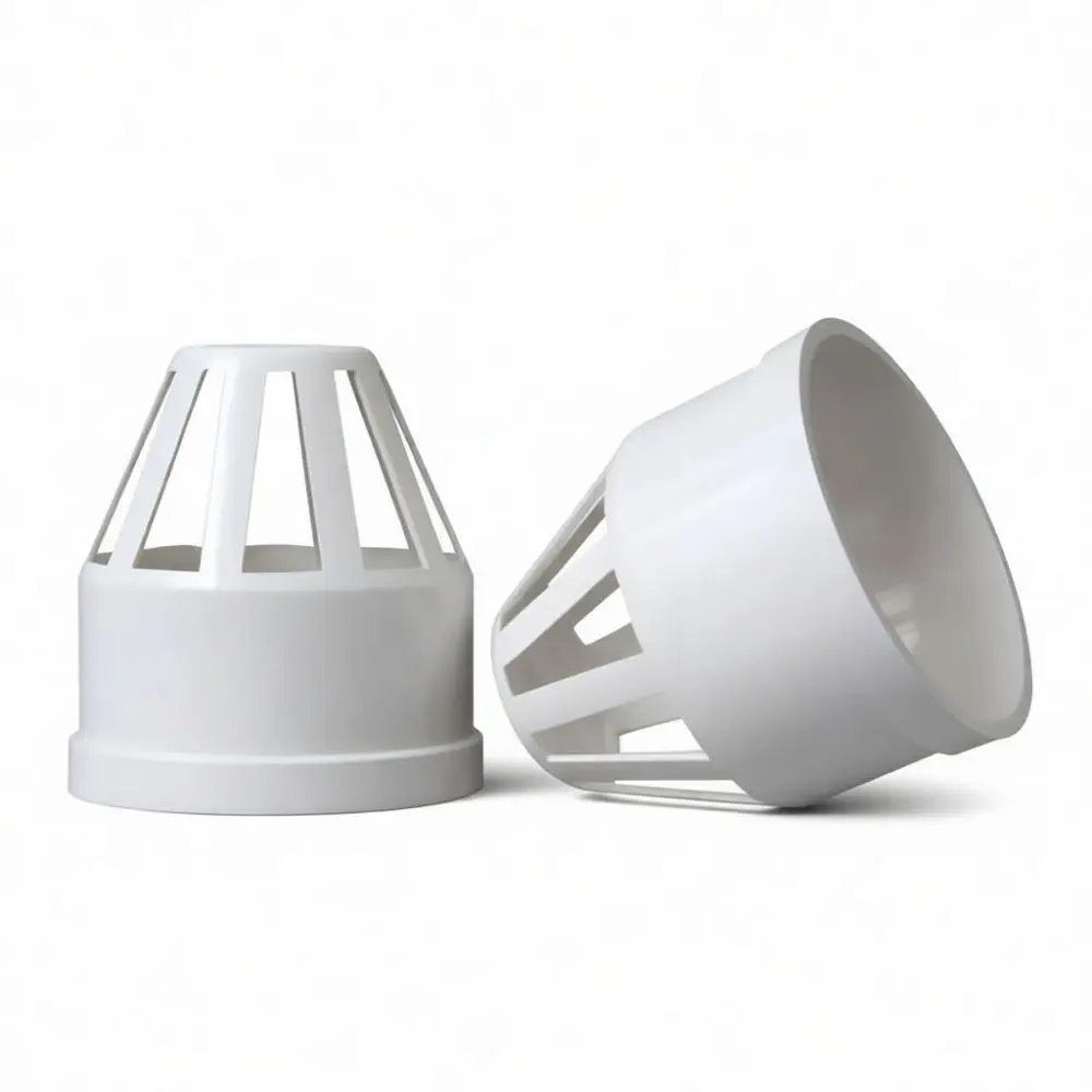 Universal PVC Exhaust Vent Cap For Roof Exterior Wall Ducting Pipe Ventilation Protection Rainproof Airflow Terminal Hood