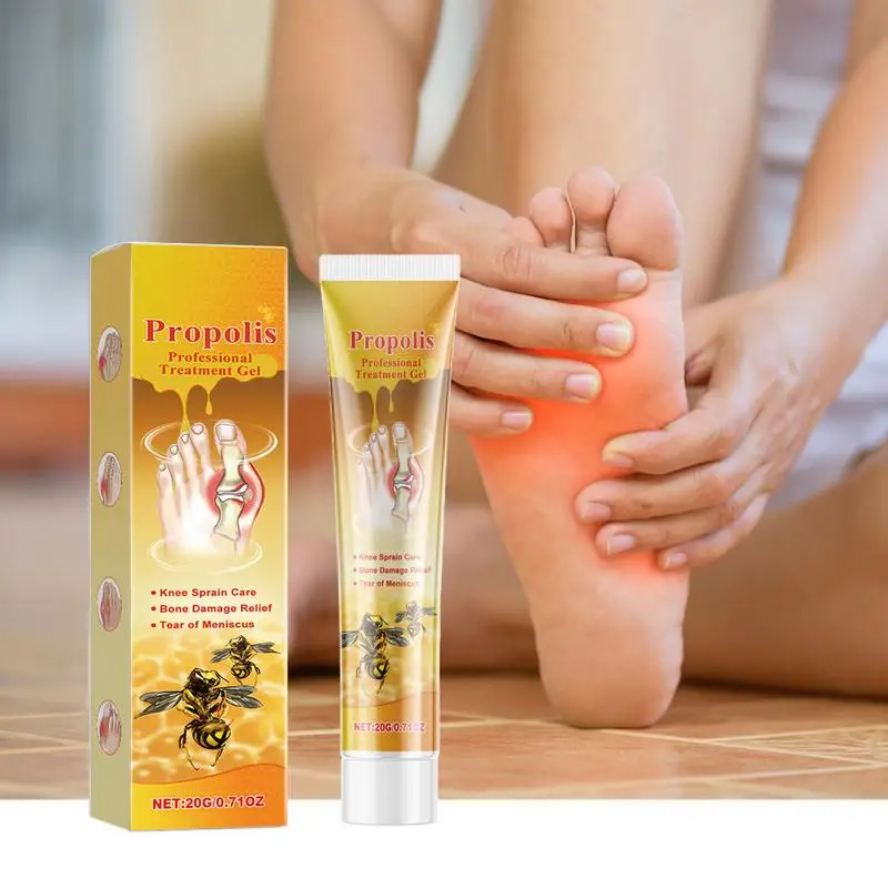 1/2pcs Joint & Bone Therapy Gel Bee Venoms Propolis Bee Professional Treatments Gel 20g Bee Venoms Gel For Legs Hands Arms Feet