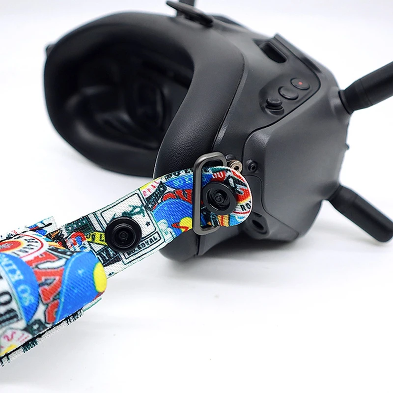 DT21 Graffiti Color Headband Fixed Strap for DJI FPV Flight Video Glasses V2, for Colorful FPV Glasses Headband Accessories