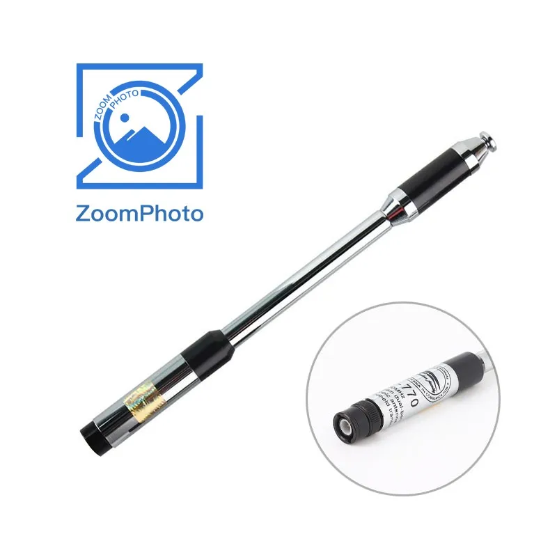 Antena telescópica RH770 de 36,2 pulgadas, Walkie Talkie VHF UHF con conector BNC SMA hembra y macho