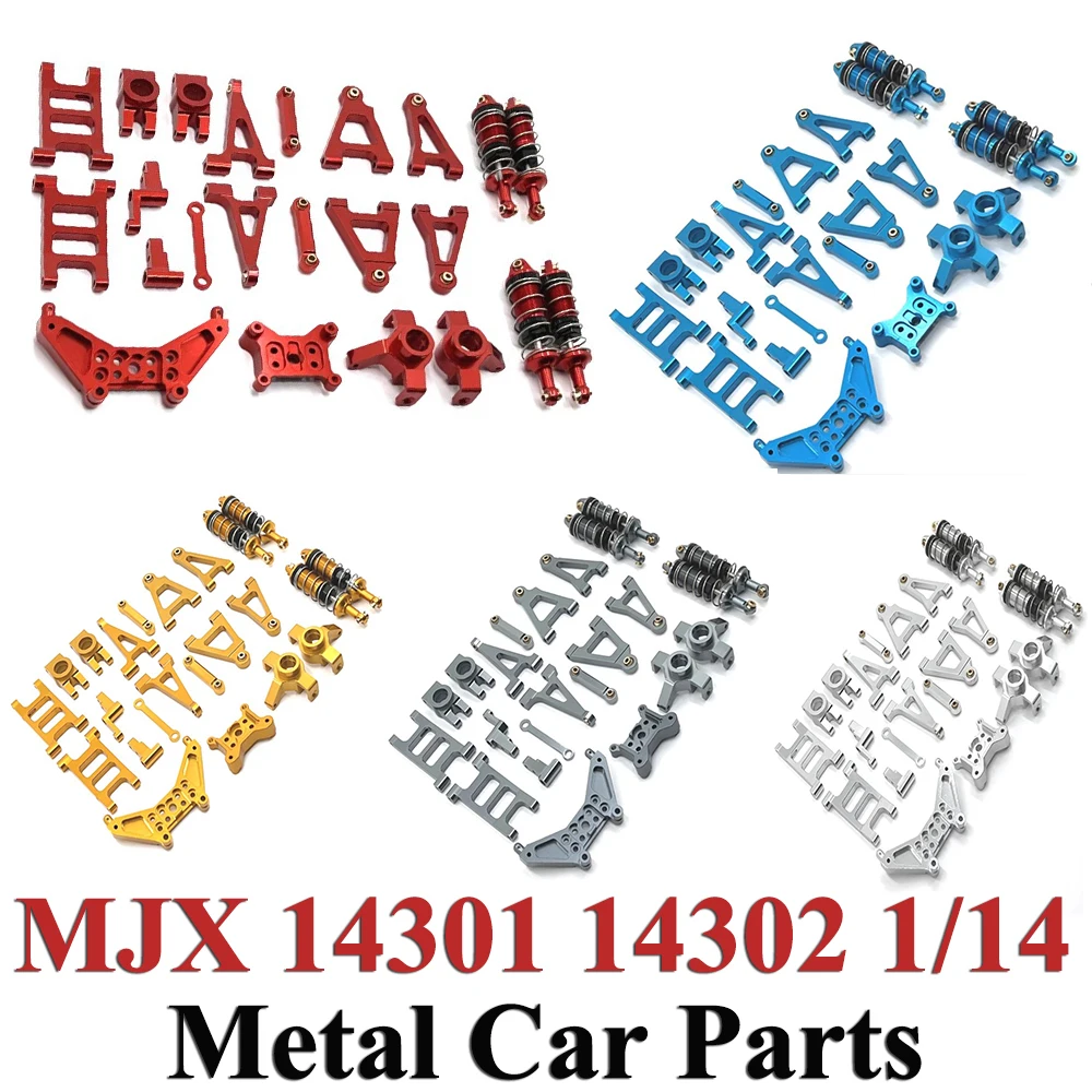

MJX 14301 14302 1/14 RC Remote Control Car Parts Metal Upgrade Set Swing Arm Steering Cup Upgrade Kit