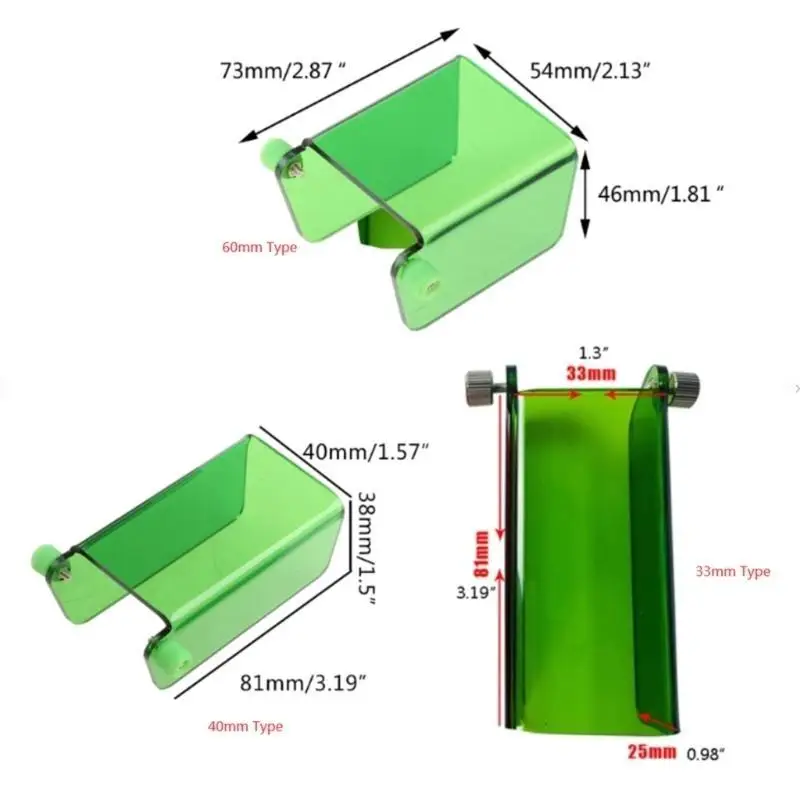 652F Portable 33mm 40mm 60mm  Glasses Protective Cover  Eye for  Safety Goggles 190-540nm for Eye for
