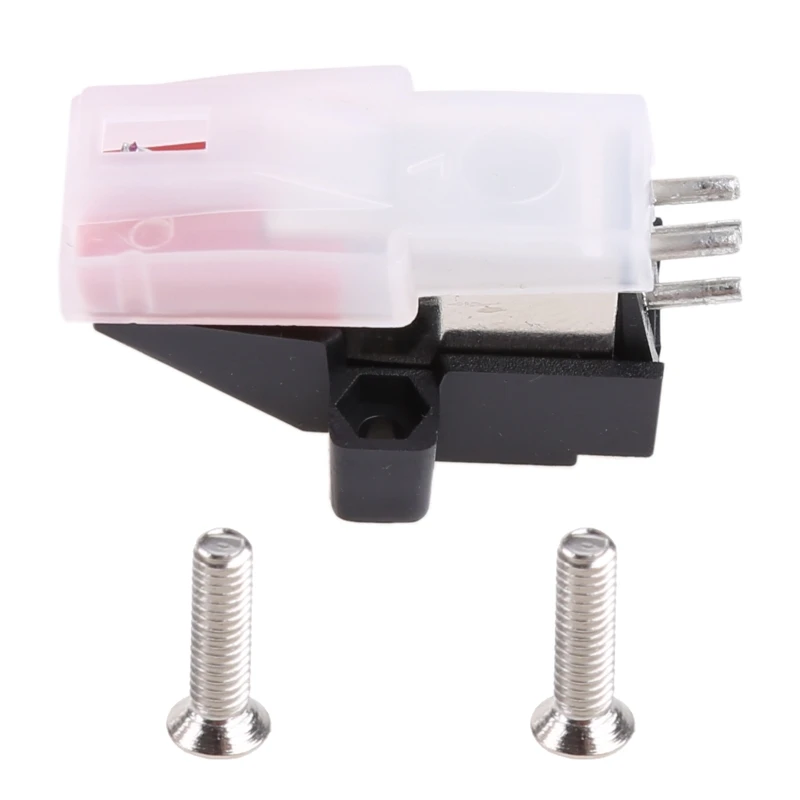 Phonograph Turntable Dual Moving Magnet Stereo Vinyl Record Player Stylus Needle