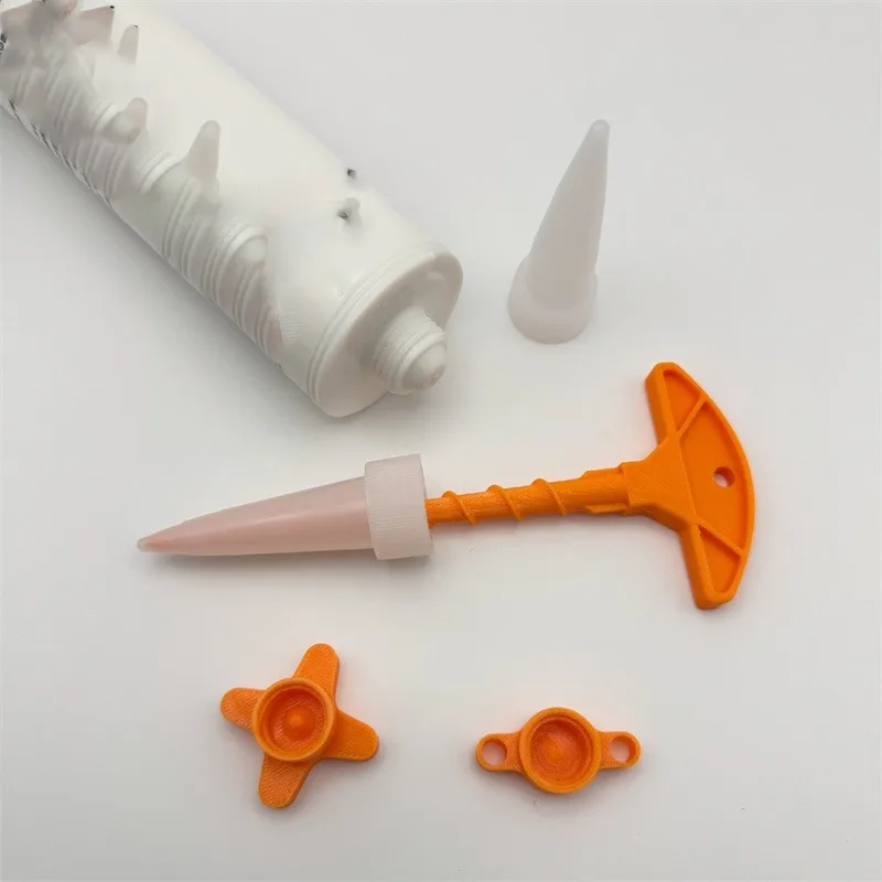 Universal Sealant Saver Cap and Glue Nozzle Cleaner, Anti-Drying Silicone Caulk Tube Cover for Standard Caulking Guns DIY Tools