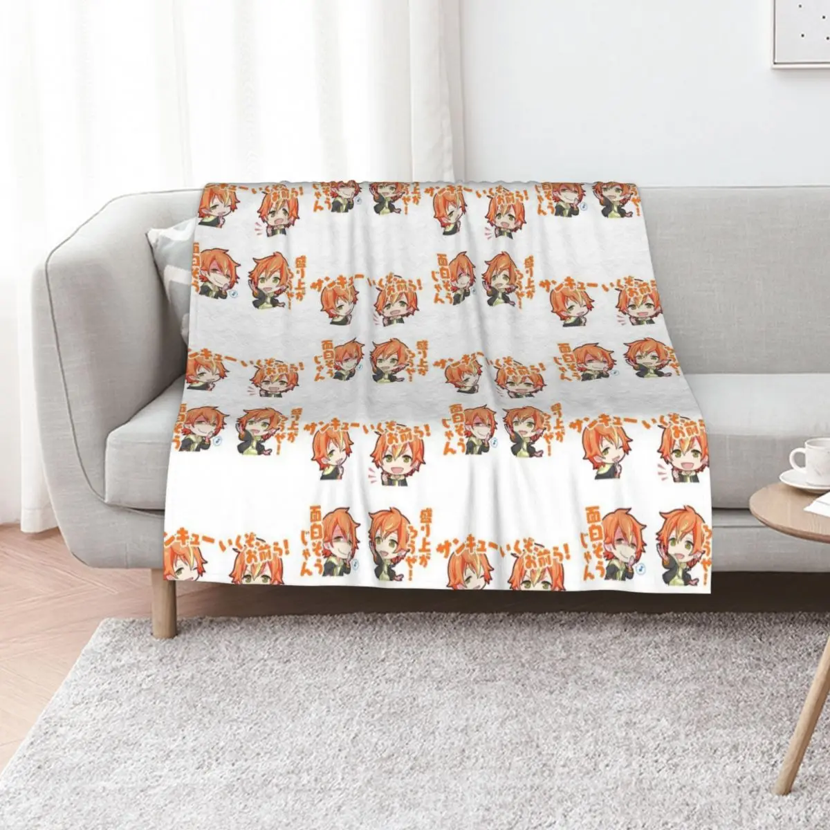

Project Sekai anime, akito shinonome project sekai Throw Blanket Decorative Throw Soft Designers Decorative Sofas Blankets