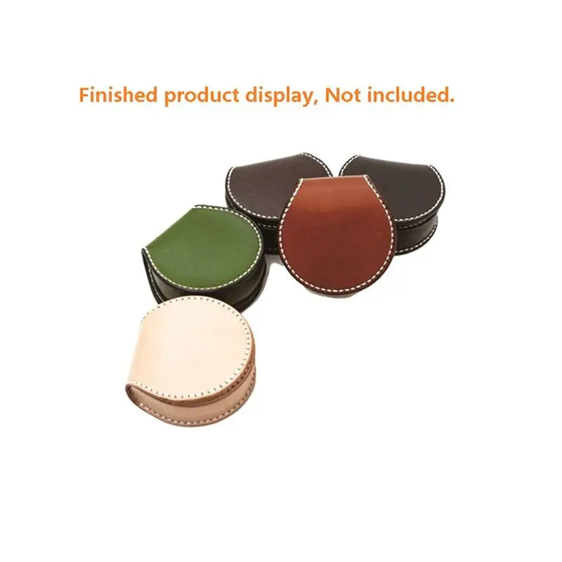 DT38 5Pcs/Set Clear Leather Craft Acrylic Purse Vintage Wallet Bag Pattern Stencil Template Tool for Leather Tool DIY Set