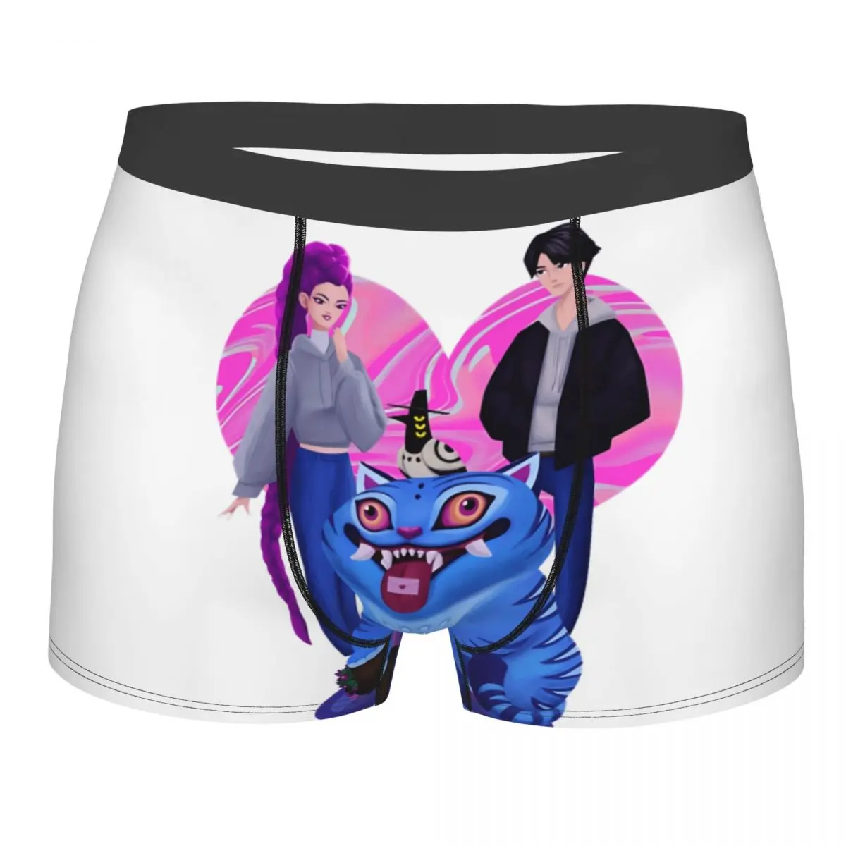 

Kpop Demon Hunters Rumi And Jinu 77258843 Underwear Customs Boxershorts Trenky Male Panties Classic Shorts Briefs Gift