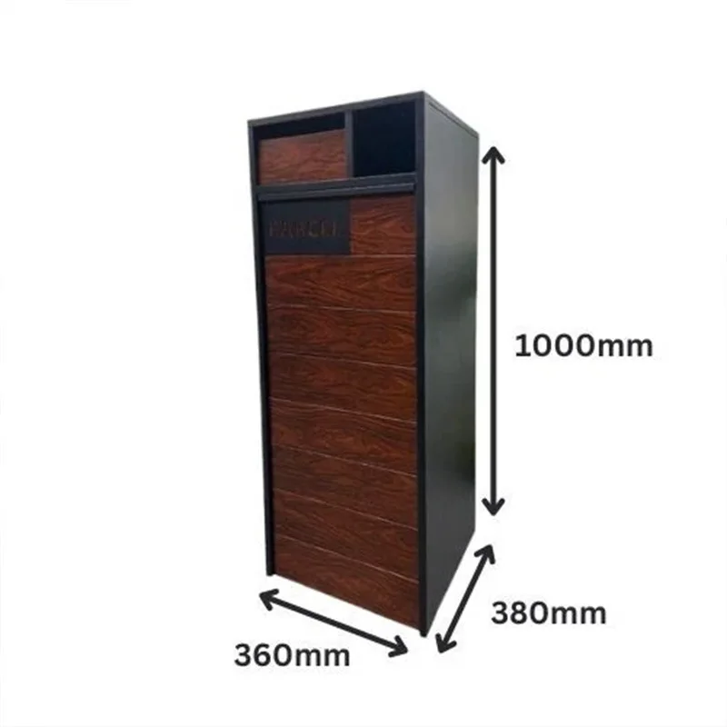 popular delivery box outdoor oversized mailbox galvanized steel parcel mailbox wall-mounted corridor express mailbox