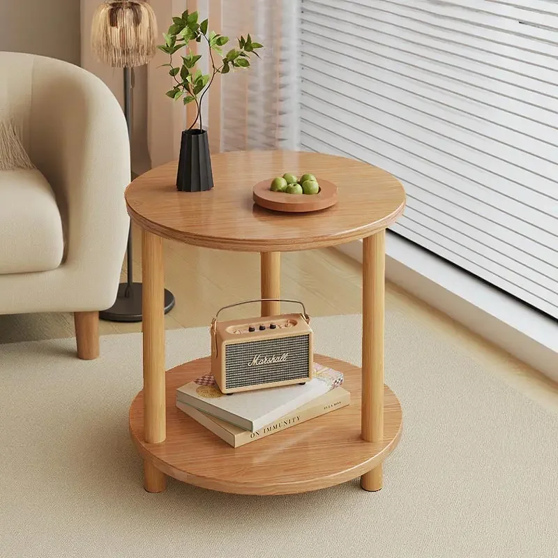 Simple small round table side few ins wind Internet celebrity small coffee table living room home sofa corner few Nordic creativ