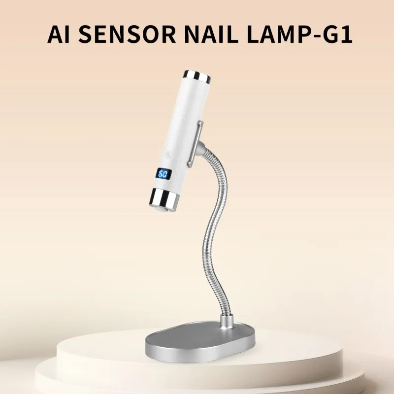 

KYCOR-Smart Sensing Nail Dryer Handheld UV Lamp, Mini Portable Nail Lamp,AI Smart Sensor