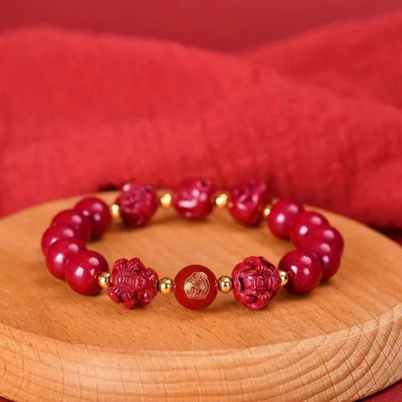 bracelet Year of Horse, featuring Mahasthamaprapta Bodhisattva, fashionable and versatile