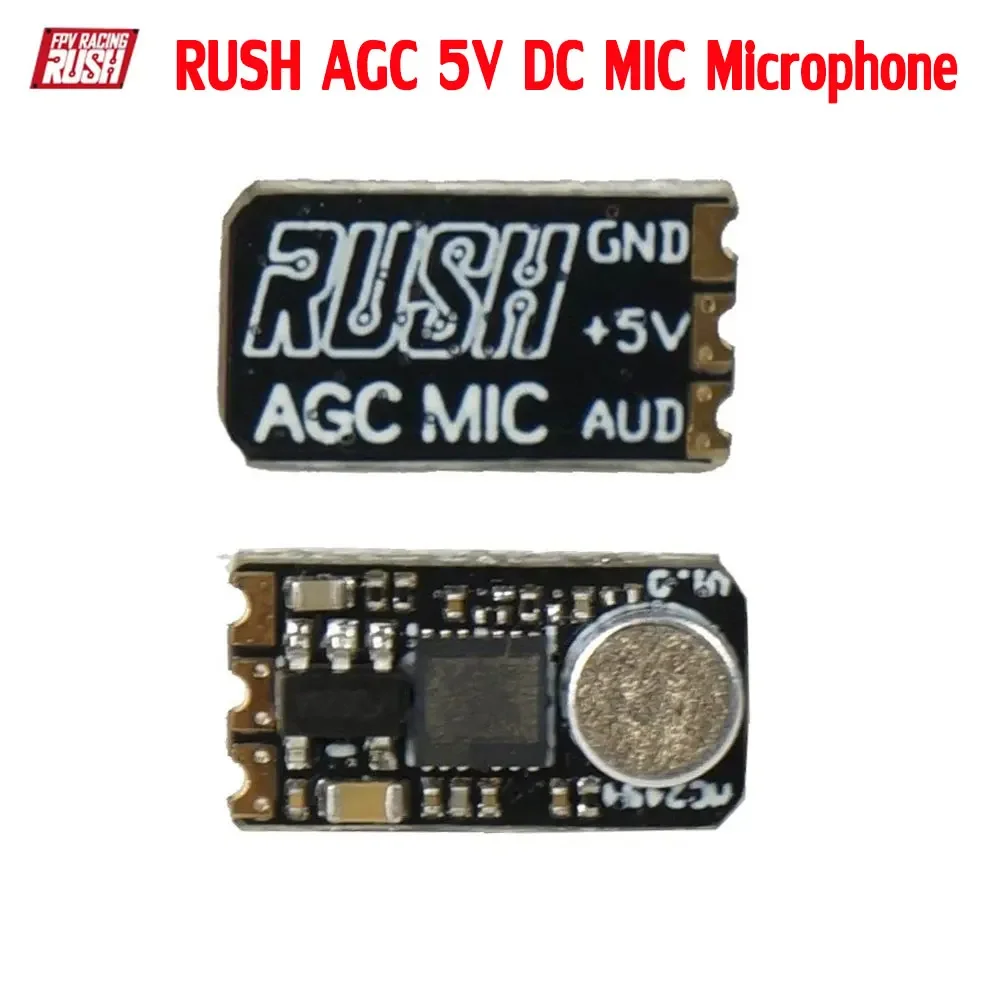 RUSH TANK 미니 FPV RC 드론 송신기 VTX용 RUSH AGC 5V DC 마이크 - 오디오 입력 장치