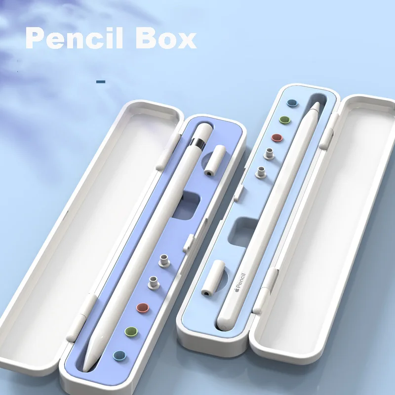 For Apple Pencil 2 1 Portable Case Storage Box Pouch Pen Holder Stylus Cover for Apple IPad Pencil 1st 2nd Gen Plastic Cases