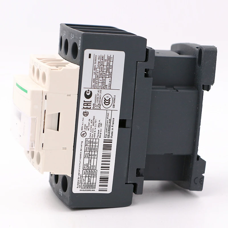 

LC1D25M7 Электрический магнитный контактор переменного тока 3P 3NO LC1-D25M7 25A 220V Катушка переменного тока