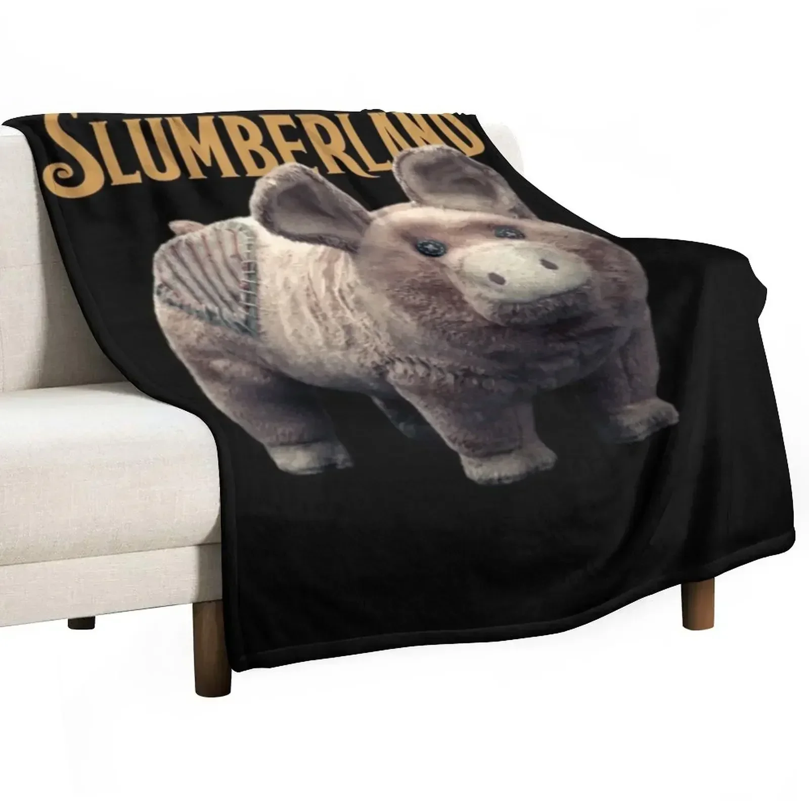 

slumberland pig Throw Blanket funny gift Sofas warm winter Blankets