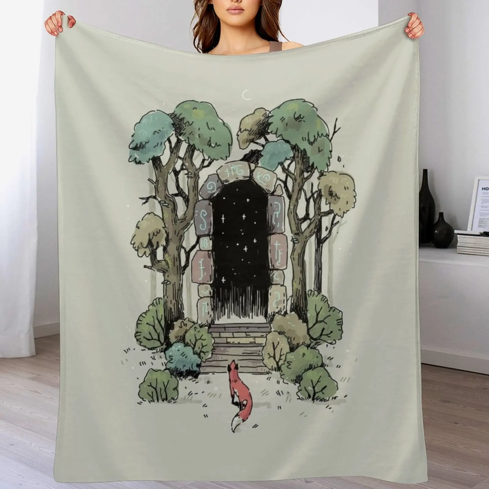 

Forest Gate Throw Blanket decorative for babies Comforter Summer Blankets