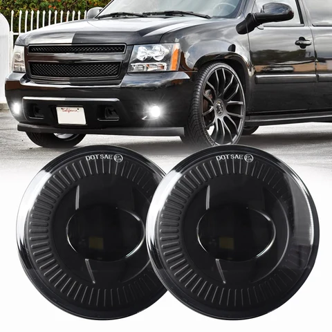 Комплект Из 2 Светодиодных Противотуманных Фар Для Chevrolet Suburban, Tahoe, Avalanche, Camaro, Silverado, GMC Sierra, Acadia