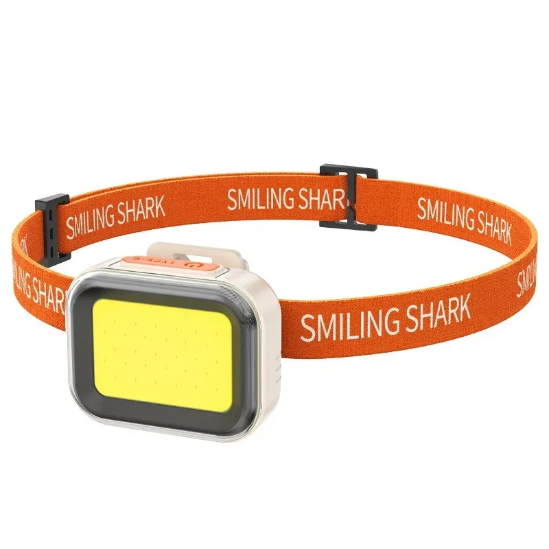 Portable Strong Light Headlamp Lightweight Compact Protective Head Flashlight for Outdoor Fishing Daily Work & Emergency