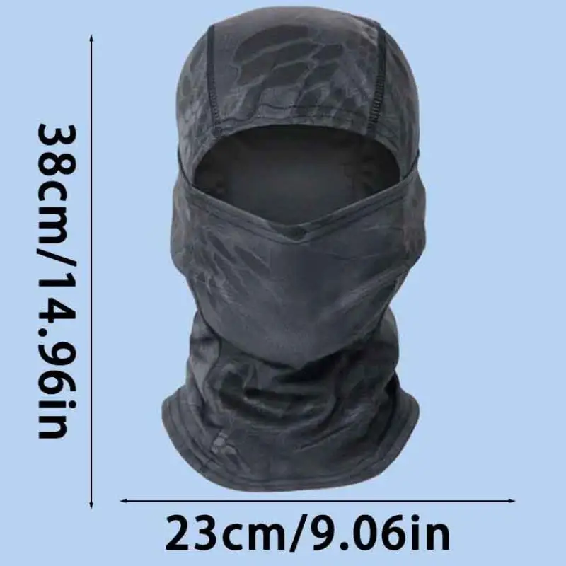 Balaclava máscara facial completa capa ciclismo caça chapéu balaclava cachecol para máscara de equitação ao ar livre proteção solar máscara de malha de secagem rápida