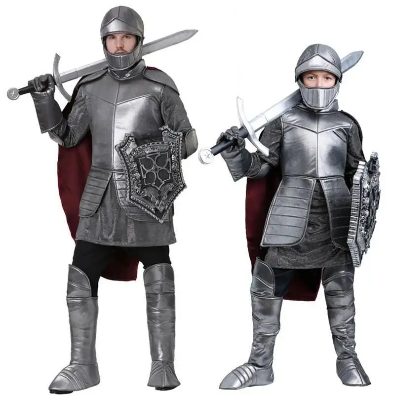 

Royal new Kids Halloween Party Warrior Knight Costumes Boys Soldier Children Medieval Roman Cosplay Carnival Fancy Dress for kid