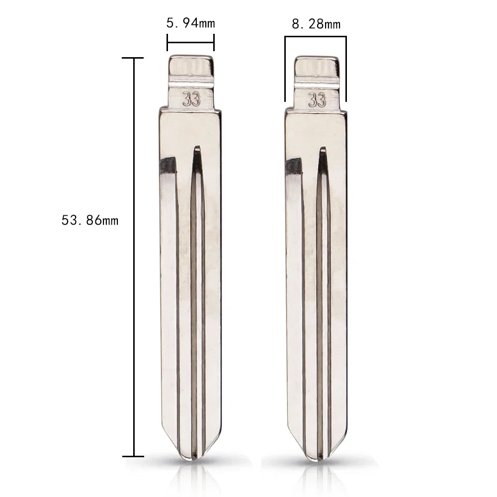 20pcs HYN14R HY15 #33 Key Blade for Keydiy KD Xhorse VVDI Uncut Blank Flip Remote blade for hyundai