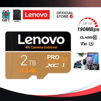 Lenovo 2TB A2 Memory Card V60 Micro TF SD Card 32GB Micro TF Card U1 V10 A1 128GB 64GB 100MB/S Reading Speed Class 10 Flash Card