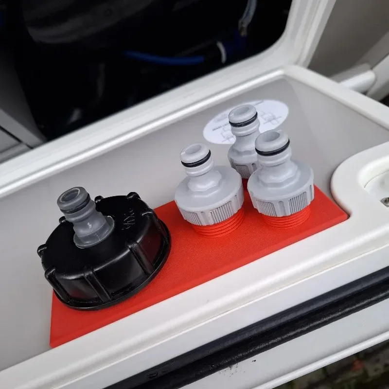 

EU Standard Inner Diameter Thread RV Garden Water Pipe Faucet Connector Storage Rack BSP Weather Resistant Connector Bracket