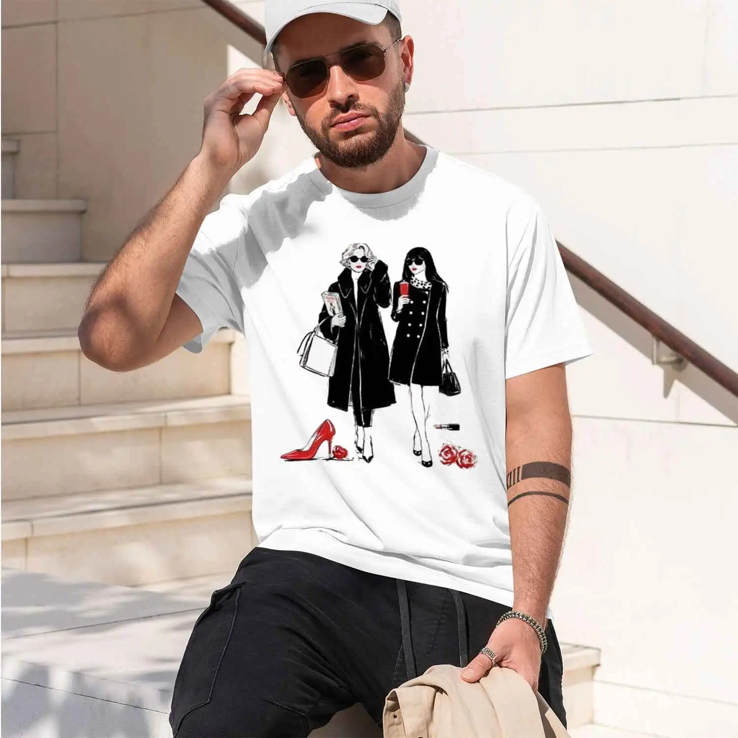 The Devil Wears 2 Shirt, Fashion Lady Graph T Shirts Y2k Women Clothing Kawaii Clothes Aesthet Clothes 2026 New Model Short-slee