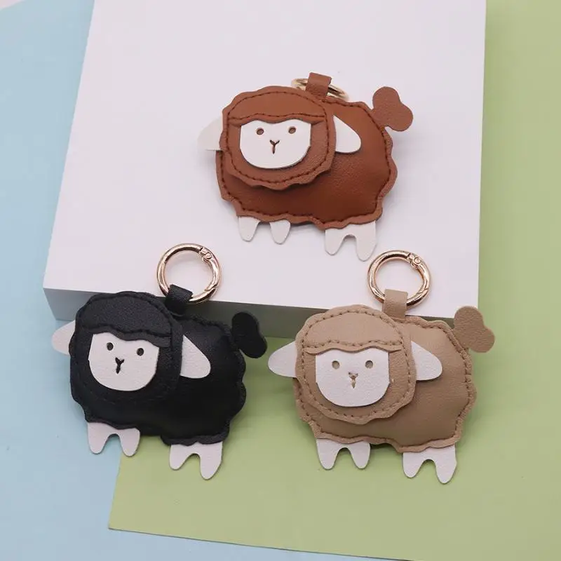 1 Stück Schlüsselanhänger für Damen und Kinder, Accessoire, Anhänger, Geschenk, niedlicher weißer Schaf-Schlüsselanhänger, hochwertiger Schlüsselring aus Metall und Zinklegierung – Detail 3